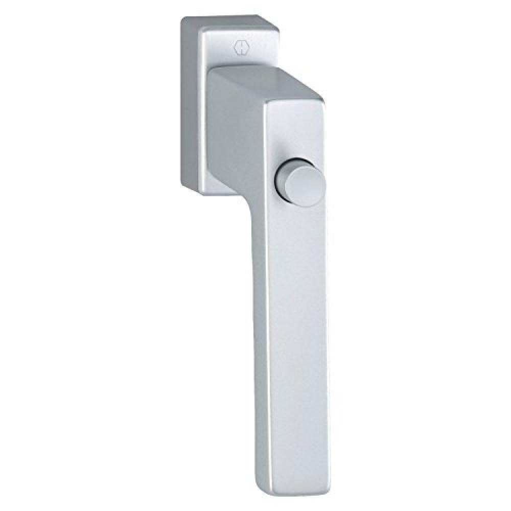 Maniglia Finestra Hoppe Tolone 7x37mm Argento Elox con Pulsante