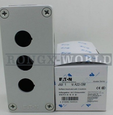 NEW 1PCS     button box A22-I3M 3-position button box 3-hole position *la