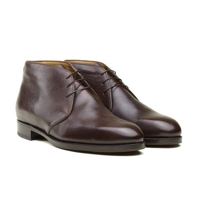 Enzo Bonafe Style 3403 Mod. Chukka - Saddle Brown Hatchgrain | eBay