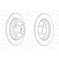 Ferodo 2X Bremsscheibe Hinten Ø262 Mm Voll FüR Hyundai I20 GB 1.2 1.4 IB