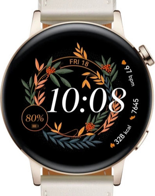 Huawei Watch GT 3 42mm Gold Smartwatch AMOLED GPS Bluetooth OHNE ARMBAND