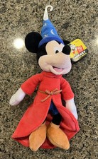 2018 Disney Mickey Mouse 10  Plush Sorcerer  s Apprentice 90 Years Wizard Toy NEW