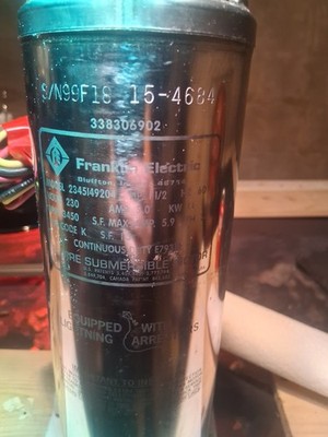 franklin electric submersible motor 234-5149-204s