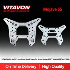 VITAVON CNC Alu7075 Front Rear Shock Tower For Arrma Mojave 6S 1/7