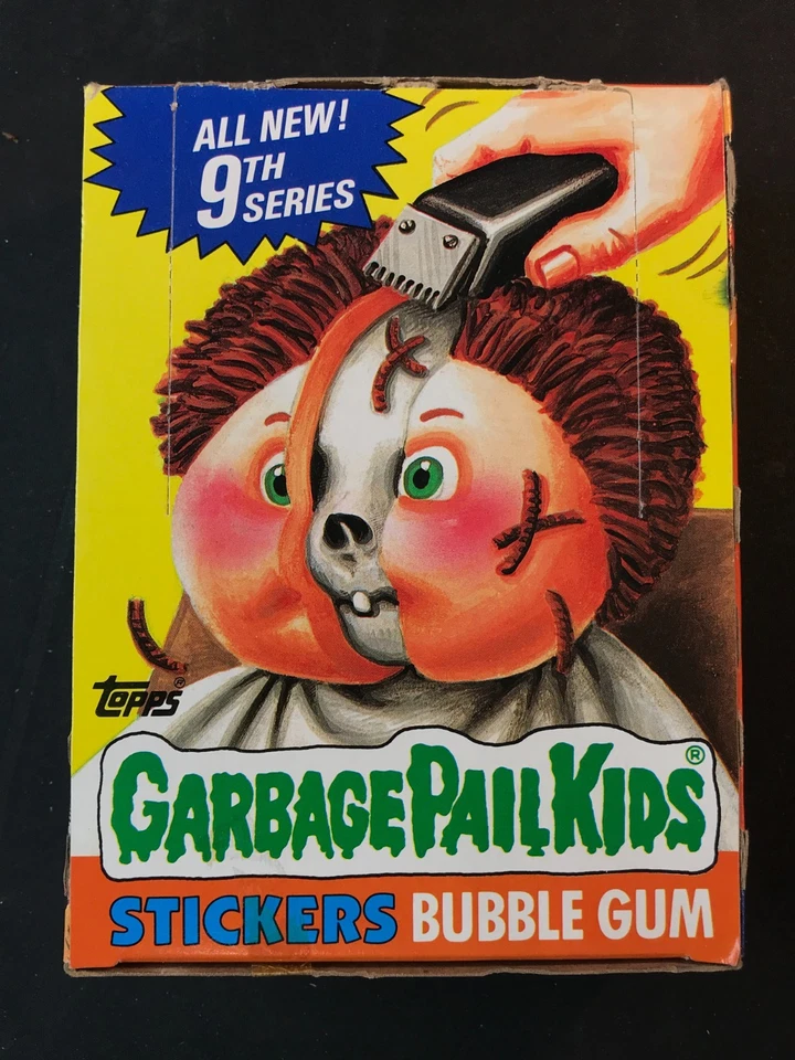 Topps Garbage Pail Kids 1987 9ª serie paquete canadiense GPK (de caja como nueva) error Foto 4 de 4