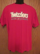 Camiseta TWIZZLERS Makes Mouths Happy Red - Grande
