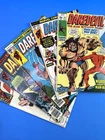 VTG Marvel Daredevil #79,139,143,144 & 173 comic books lot - Low Grade