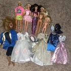 VTG Barbies Lot Of 5 + Outfits: Jewel Hair Mermaid Teresa, My First Tea Party…..