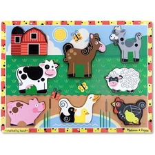 Melissa & Doug's 8-Piece Farm Chunky Puzzle