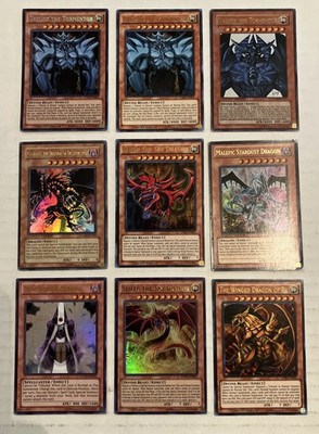 Yu-Gi-Oh Mixed Lot of 9 Mixed Characters Cards All are GD to excellent condition