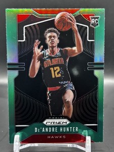 2019-20 Panini Prizm /De'Andre Hunter / Green Prizm RC #251 Cleveland Cavs/Hawks