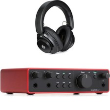 Focusrite Scarlett 2i2 4th Gen USB Audio Interface with ADAM Audio H200