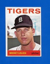 1964 Topps #128 Mickey Lolich ROOKIE card Detroit Tigers star EX+. rookie card picture
