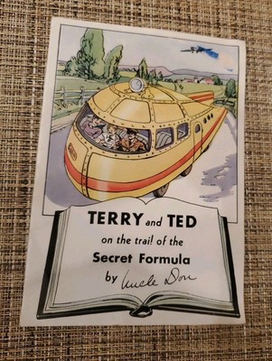 Bond Bread Bakery 1936 Radio Booklet Advertising Adventures of Terry & Ted  20pg