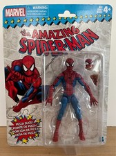Marvel Legends retro blister card Pizza Slice Spider-Man action figure new