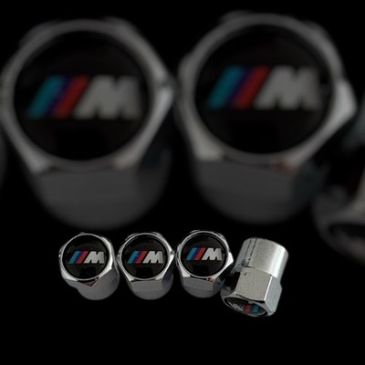4x Auto-Ventilkappen, Airdust, Wasserdicht, Für BMW Mit Logo M