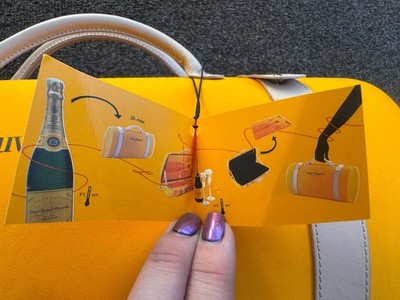 Veuve Clicquot Champagne Traveller Bag Carry Case 1 bottle/Two