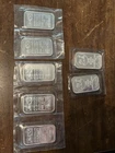 7 ( One Once) Silver Bars Johnson Matthey and SilverTowne