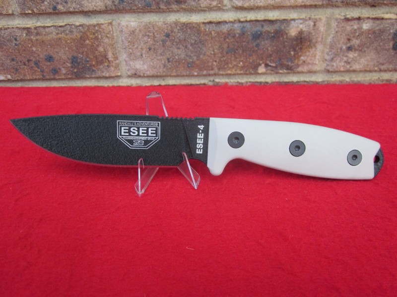ESEE-4 Rowen Fixed Blade Knife w/ KYDEX Sheath G10 HANDLE NIB