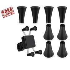 8-Pack Black Silicone Caps for RAM X-Grip Mount Durable Phone Holder Tips