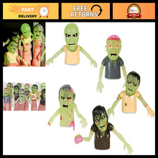 "Glow-in-the-Dark Finger Puppets - Fun Zombie Party Toys for Kids  Adults"