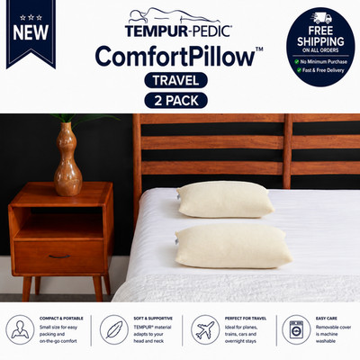 2 pack Tempur-Pedic ComfortPillow - Travel