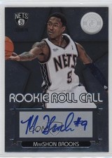 2012-13 Totally Certified Rookie Roll Call Silver MarShon Brooks #14 Auto 13zo