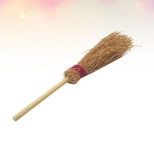 Mini Whisk Broom Dollhouse Decor Supplies Small Dolls Accessories