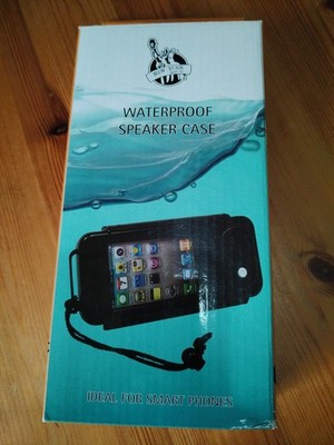   Wasserdichte Smartphone Lautsprecher Hülle 1 Meter IP47 Strand Pool Urlaub Zubehör