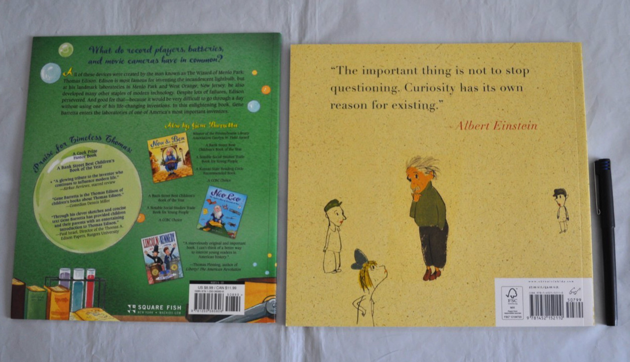 Lot of 5 KiwiCo Books Knowledge Education Emma Lilian Edison Einstein Digest Sun