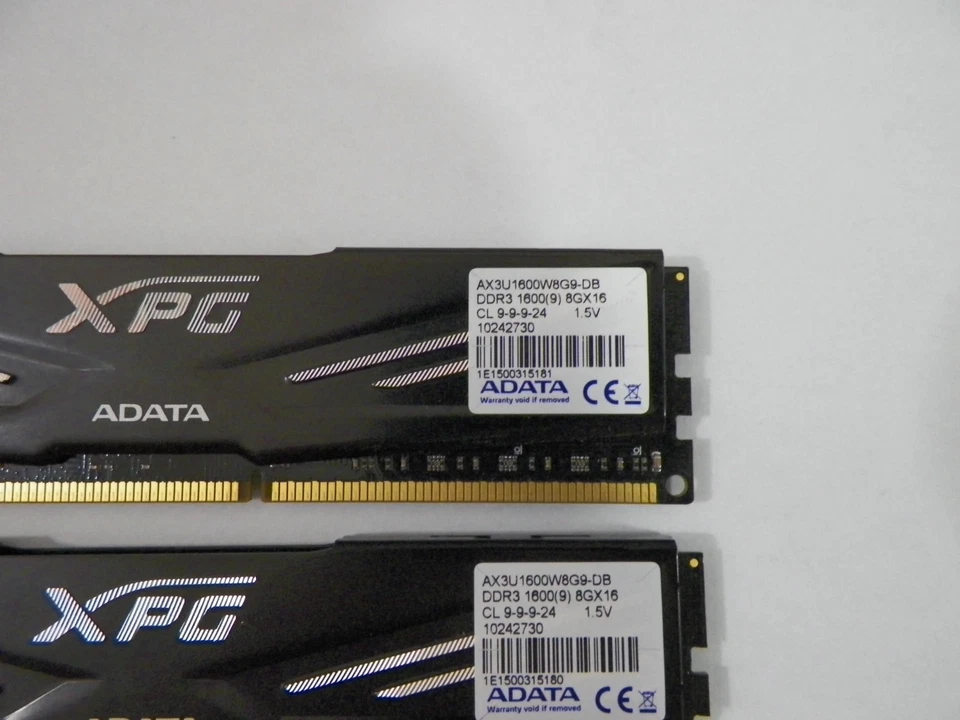 ADATA XPG 8GB (2x4GB) DDR3 1600MHz PC3-12800 Desktop RAM AX3U1600W4G9-DB - Image 3 of 3