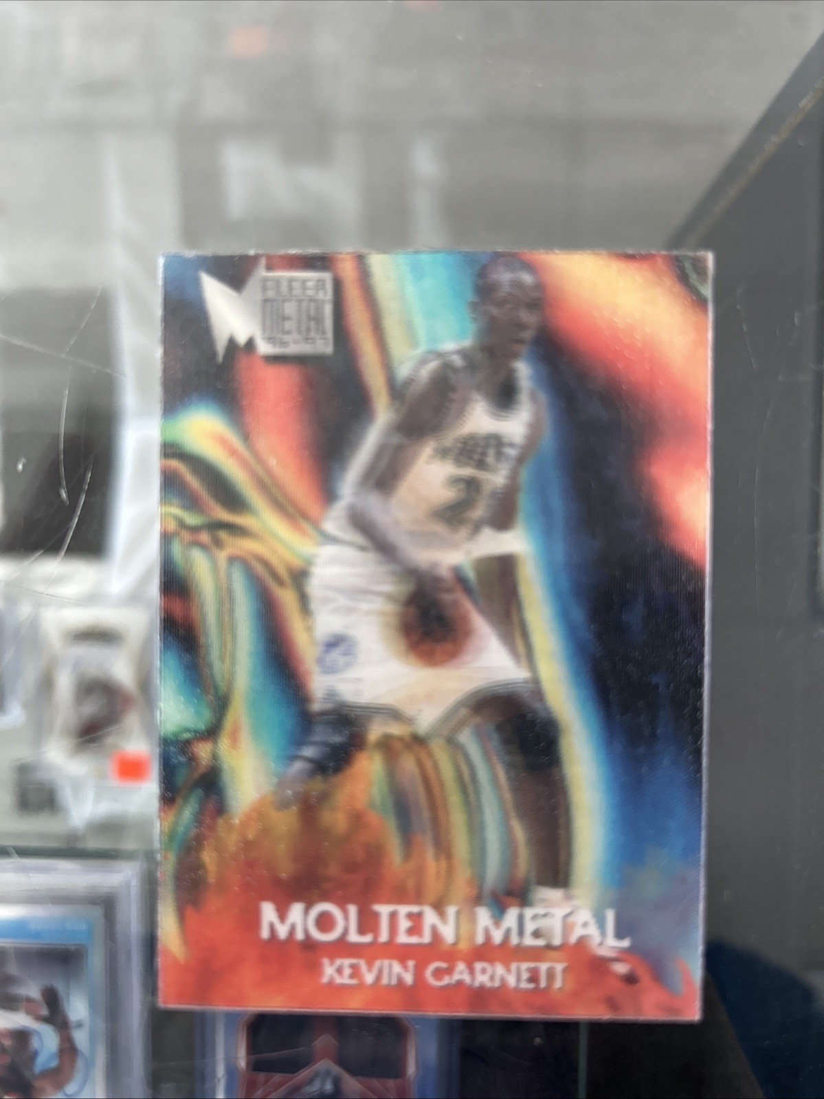 1996-97 Fleer Metal Basketball Molten Metal #2 Kevin Garnett 🔥 Rare Card
