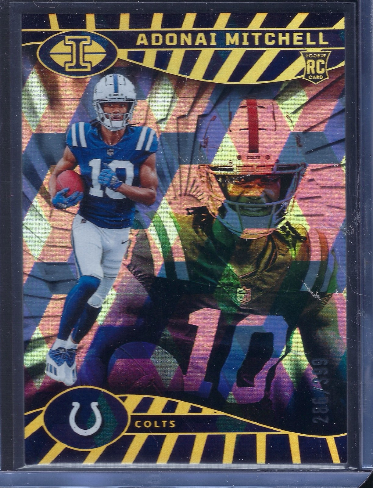 2024 Panini Illusions /399 Adonai Mitchell #36 (RC) Cubic