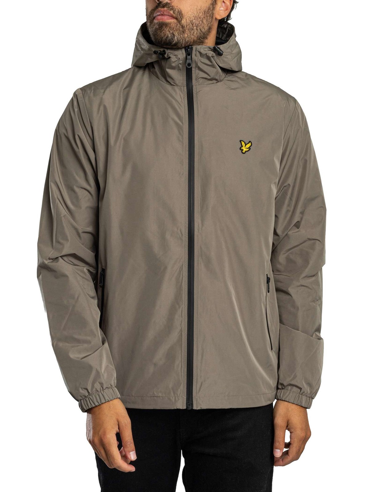 Lyle & Scott Active Technical Windbreaker Jacket, Khaki Ash - L