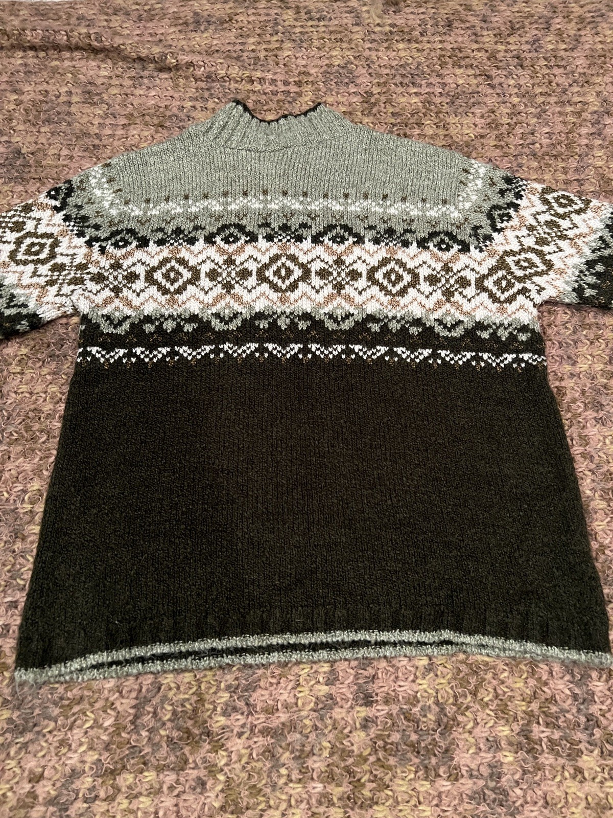 Classic Elements Woman’s Sweater, medium, green p… - image 8