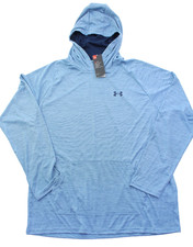 NWT Under Armour Men's VELOCITY 1327971-407 Blue Tech 2.0 Pullover Hoodie - S
