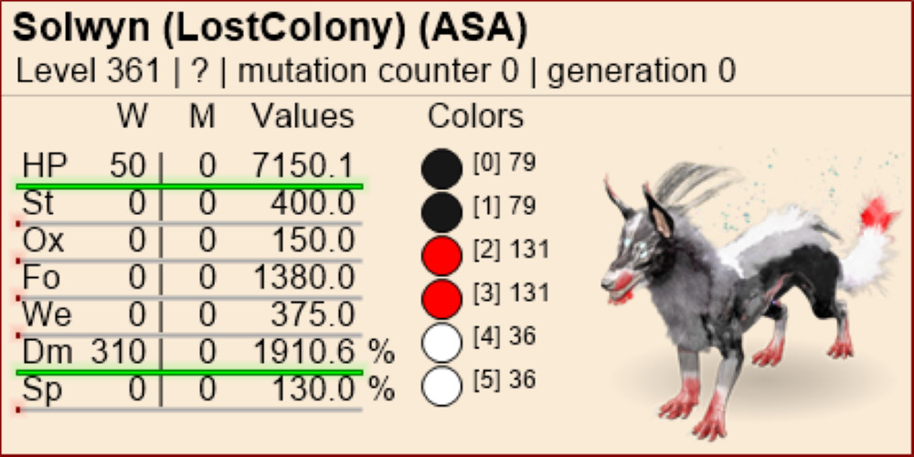 Solwyn - NEUWARE!!-Ark Survival Ascended PVE- ASA-Dino-Official-XBOX/PS5/PC