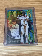 2025 Topps Chrome Update Fortune 15 #F15-23 Kristian Campbell RC Rookie LR51