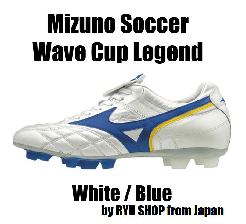 Mizuno Soccer Cleats Wave Cup Legend White / Blue P1GA191919