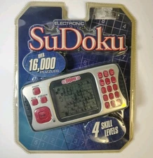 NEW EXCALIBUR ELECTRONICS SUDOKU HANDHELD GAME 4 SKILL LEVELS 16000 PUZZLES