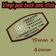 Merlo Tebaldini & Binzoni  sticker dealership scooter moped LI SX TV LD GP 