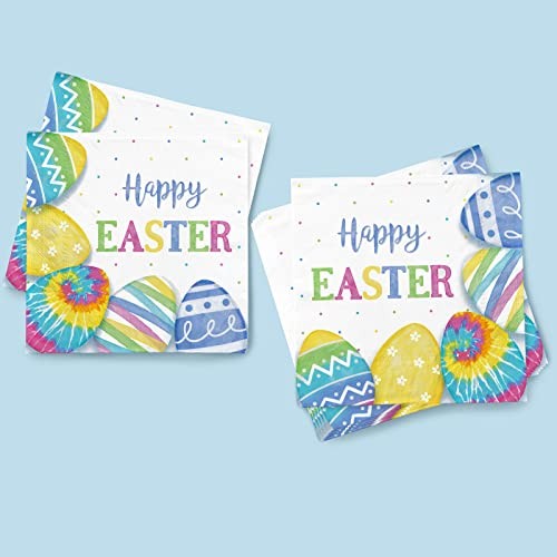 Happy Easter Party Supplies Kit, Easter Disposable Dinnerware Includes, Paper - Bild 7 von 7