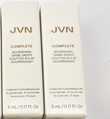 JVN Complete Nourishing Shine Drops 10 ml (2×5 ml) Feuchtigkeitsspendend Haaröl 