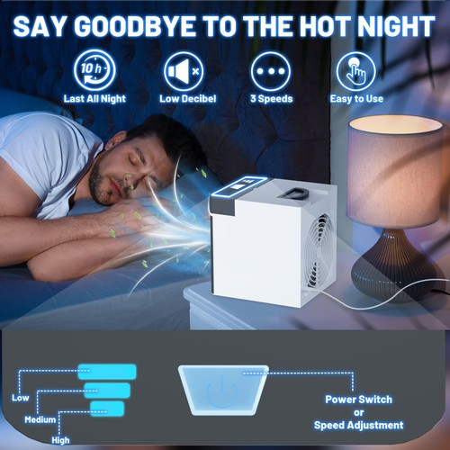 Portable Air Conditioner with Upgraded Ice Cooling Technology Leak-Proof Mini... - Picture 4 of 7