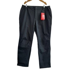 Camel Crown Softshell Fleece Lined Pants Women XXXL Black High Rise Outdoor New 