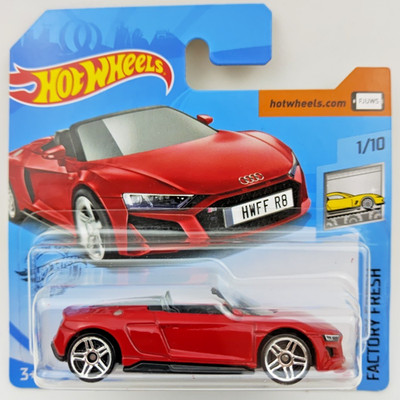Hot Wheels 2019 Audi R8 Spyder Factory Fresh 2020 1/10 #175 NEU OVP Shortcard