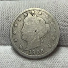 Photo of a 1906-P Liberty Nickel from an eBay listing that sold on Jul 17, 2026