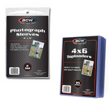 BCW 400 4x6 Photo Sleeves  Toploaders 40 Bulk Bundle  Archival Safe