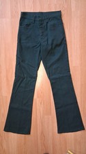 Vintage Levi's Sta-Prest Green Flare Pants 70s Permanent Press Talon Zip W28 L32