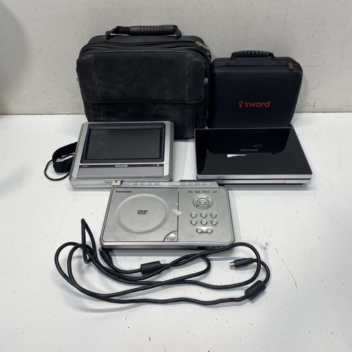 Sylvania Dual Screen Portable DVD Player System with Carrying Bag